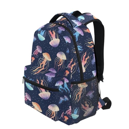 Sac à dos d'école grande capacité durable multicolore étudiant Ocean Creative taille S - 3