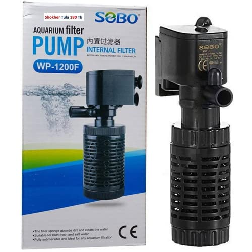 SOBO Aquarium Internal Filter (WP1200F 15W 880L/H) Amazon.in