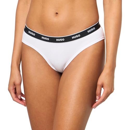 Brief sous-vêtement de style bikini femme HUGO coton stretch anti-marques et confortable
