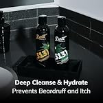 Detroit Grooming Co. Beard Wash and Beard Conditioner - Men's Kit - Softens, Strengthens, Moisturize, Infused w/Argan Oil, Apple Extract, & Aloe Vera - Toasted Vanilla Amber Scent - 313-8oz - Image 2