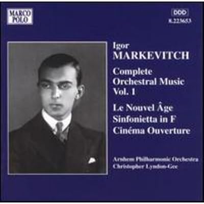 Markevitch/Complete Orch Music Vol 1