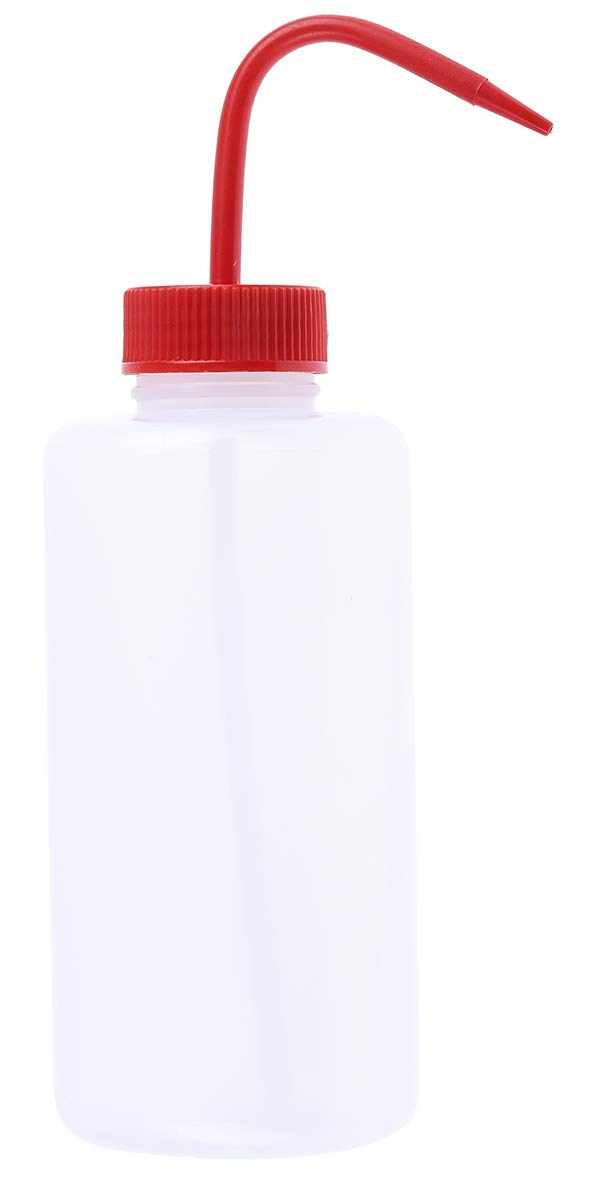 RS PRO Polyethylen Laborflasche 1L Spritzflasche Weithalsig, Packung a 5 Stück