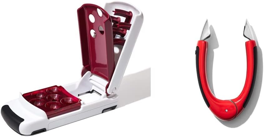 OXO Good Grips Quick Release Multi Cherry Pitter & Strawberry Huller