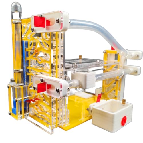 Suoumwa Atelier pour Animaux Anthill - Fourmilière en Acrylique Design T avec Zone Spéciale de Nourrissage, Maison DIY pour Fourmis, Hôtel pour Fourmis.