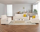 VanAcc Sofa, 3 Piece Set, Deep...