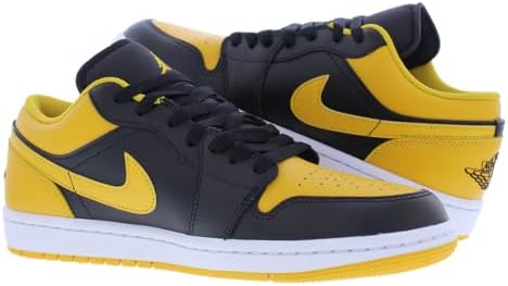 NIKE Tênis masculino Air Jordan 1 Low 553558-093 adulto, preto NIKE Tênis masculino Air Jordan 1 Low 553558-093 adulto, preto