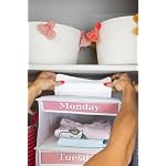 Monday through Friday Hanging Weekly Clothes Organizer for Kids - Image 6
