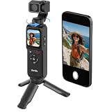 Genérico Fotocamera 4K portatile con touch screen, rotazione a 330°, monitoraggio facciale intelligente e design compatto per vlogging, viag …