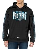 carolina herrera vip 212 mujer Sudadera con capucha, cordón, bolsillo frontal, detalles de impresión de víbora del color del equipo, 100% forro polar de poliéster, logotipo del equipo NFL