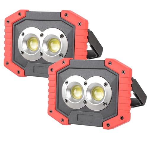 Projecteur de travail LED pour camping et randonnée avec batterie 4200 mAh