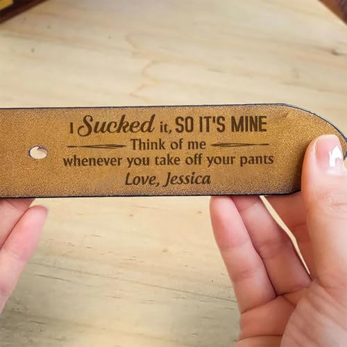 You Are Mine - Personalized Engraved Leather Belt, Funny Gift For Husband Boyfriend, Custom Name Leather Belt for Men, Personalized Engraved Leather Belt for Him2