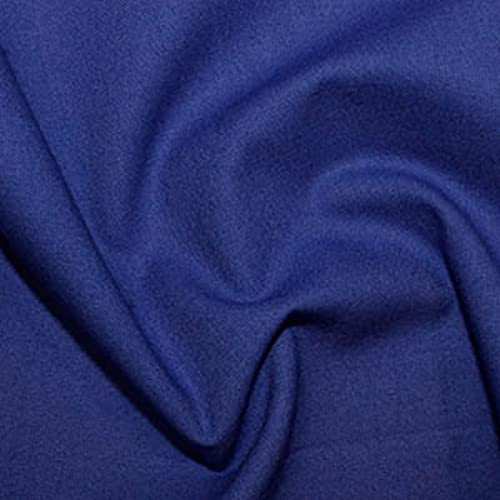 Tissu en coton véritable bleu roi Rose & Hubble 10 m pour coudre sans manquer de métrage
