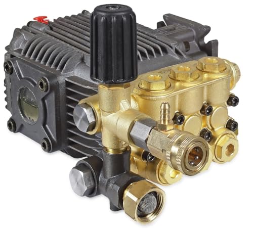 Varan Motors Pompe axiale HP 28 mm 3000 Psi 205 bar par exemple pour nettoyeur haute pression, axe 28 mm