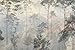 Toolhom Hazy Forest Wall Mural, Abstract Nature Landscape Wallpaper, Background Wall Decoration Patterns（Non-self-Adhesive）