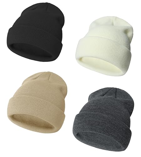 Image of ENBAOHUI Baby Beanie Hat Newborn Winter Warm Knit Hat Kids Soft Beanie Cap Boys Girls Winter Warm Knit Hat