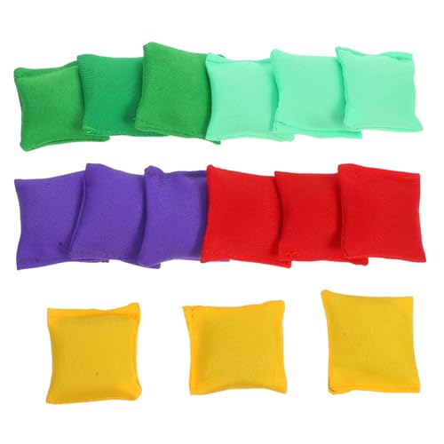 Hemobllo 15piezas Bolsa De Prueba De Fugas para Juguetes para Lanzar Juguetes Interactivos para Exteriores Colores Rojo Verde Púrpura Amarillo y Verde