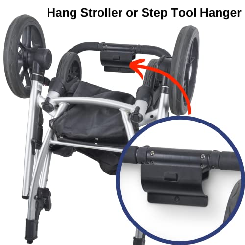 Ladder Hanger For Garage Wall - Heavy Duty Utility Hook For Wall Mount Ladder Storage. Versatile Tool Holder To Maximize Space In Garden, Shed Or Workshop, Hang Wheelbarrow, Folding Chair And More #TOP5