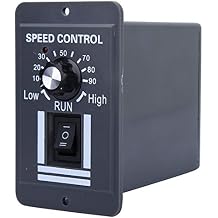 DC Motor Speed Controller DC12V 60V 10A Motor Governor with Switch Controller CW CCW Panel Type Adjustable Speed Regulator Governor for DC Brush Motor dc motor Reguladores de Voltaje