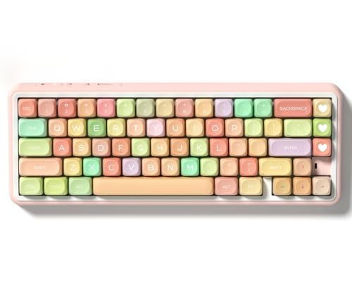 Image of dagaladoo PBT Keyboard keycaps,Colorful MOA keycaps,Candy