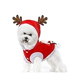 【Cálido ＆ Cómodo】 Hecho de material de vellón de coral suave, mantenga a sus adorables mascotas cálidas y cómodas en otoño e invierno.