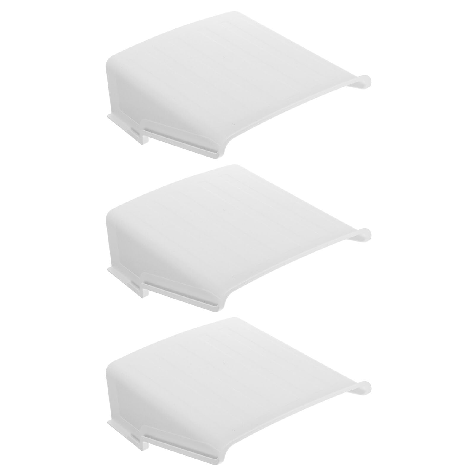 Lot de 3 Housses de Protection pour Caméras de Sécurité Extérieures Boîtier en Plastique Résistant aux Intempéries Pare-Pluie Intégré Compatible Caméras Dôme et Bullet