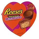 REESE'S Miniatures Milk Chocolate Peanut Butter Cups, Valentine's Candy Gift Box, 6.5 oz