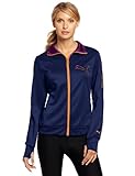Konturierter V-Ausschnitt PUMA Damen Performance Full Zip - Blau - Small