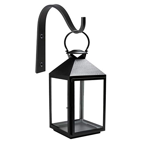 Mkono Plant Hanger Bracket 3 Inch, Iron Wall Hooks Decorative Coat Hook For Hanging Planter, Lanterns, Mason Jar, Bird Feeders, Wind Chimes, Hat, Indoor Outdoor Rustic Home Decor, 10 Pack #TOP4