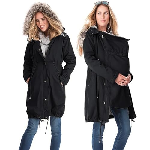 Veste de portage avec col en fourrure et coton premium - 2