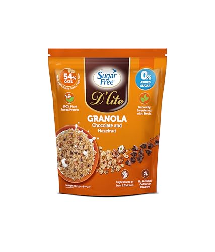 Sugar Free Dlite Granola Chocolate with Hazelnut 450g