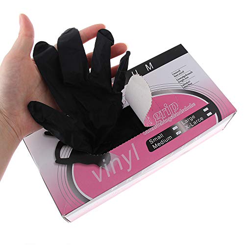 50Pc Mechanic Nitrile Gloves Disposable Tattoo Latex Powder Free Workshop Real(M)