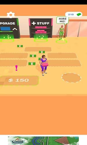 Gym Club Earn Money Game