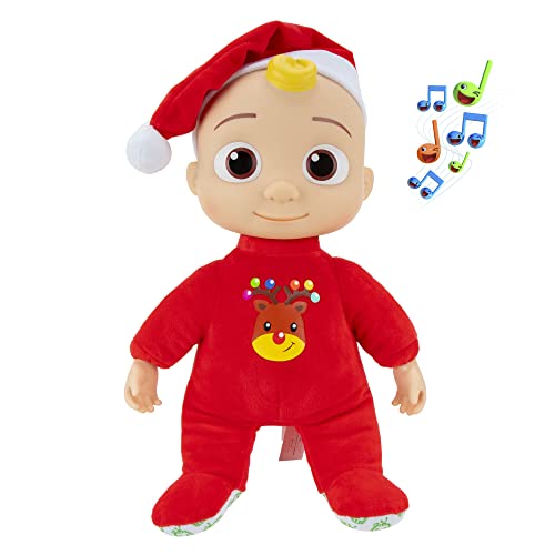 Cocomelon Musical Deck The Halls Jj Doll - Includes Jj Roto Doll With Santa Hat - Festive Doll With Activated Sounds- Toys For Preschoolers #TOP3