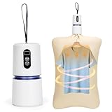 Bullro Mini Portable Clothes Dryer, Travel Clothes Dryer with Drying Bag, Mini Dryer for Clothes, Portable Clothes Dryer for Travel, For Apartment, Dorms, RVs, Camping, Quick-Dry Clothes Essentials