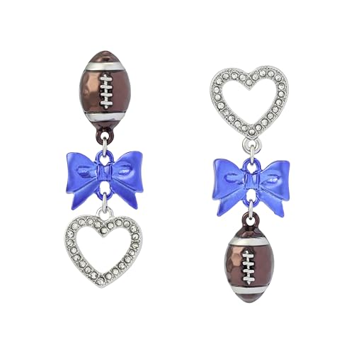 Boucles d'oreilles football pour match et soirée décontractée Betsey Johnson