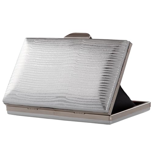 Image of JNB Women's Metallic Material Hard Case Evening Party Clutch