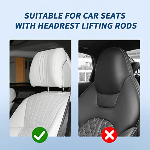 Chiyi Adjustable Car Lumbar Support Pillow (Black, Waist+Neck Pillow Set)-Backrest Cushion-Driving Support-Car Back Support #TOP5