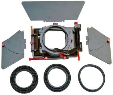 GOWE DSLR Rigs ABS 4 X 4 Matte Box for A7S 7D 5D2 5D3 Camera 15mm Rod