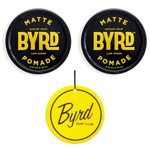 BYRD Hairdo Products Matte Pomade for Men 2-Pack - Medium