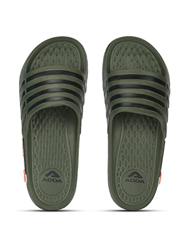 Image of Adda TM-NEXT GEN || Durable & Comfortable || 2D Sole || Skid Resistant || Lightweight || Soft and Comfortable Footbed || Outdoor Slipper || Special Soft || Sliders for Men