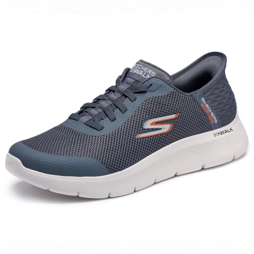 Skechers Herren Free Slip-ins Go Walk Flex-Hands Up Sneaker, GRAU, 42.5 EU Weit – Ansicht 1