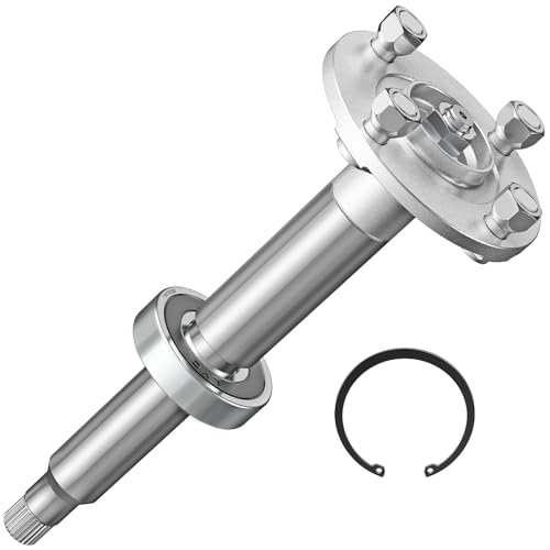 DRIVE UP Golf Cart Rear Axle Shaft Assembly, Golf Cart Short Driver Side Rear Axle Fits for Yamaha G29 2007-2014 Electric Golf Carts, OEM JW2-G6520-01-00, JW2-G6511-00-00
