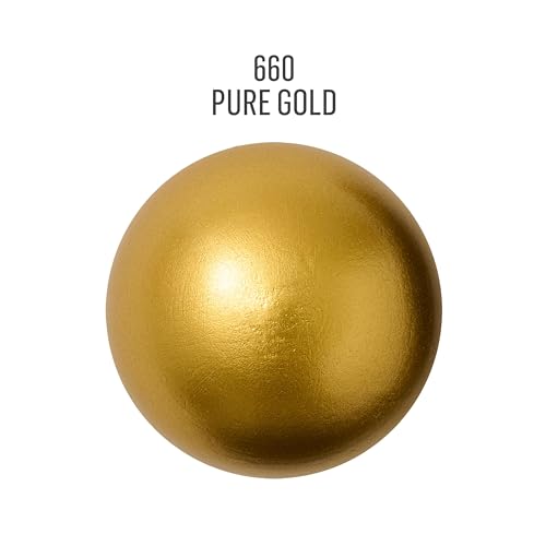 Folkart K660 Acrylic Metallic Paint, Non Toxic, 2 Fl Oz (Pack Of 1), Pure Gold thumb #1