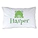 Pattern Pop Personalized Toddler Size Frog Pillowcase with Pillow Included
