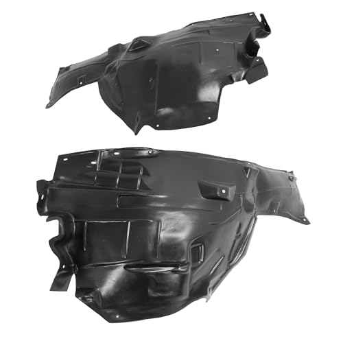 ALMULOO Front Pair Inner Fender Liner Compatible with 2014-2023 Infiniti Q50 Replacement for 638404GA0A 638414GA0A IN1249131 IN1248131 Wheel Liner Splash Shield Splash Guard Driver Passenger Side by ALMULOO - Image 4