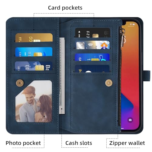 Housse iPhone 12 Pro Max en cuir bleu pour simplifier vos déplacements - 4