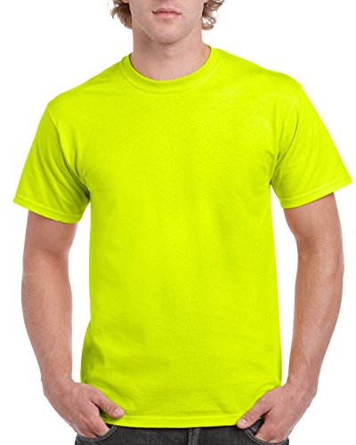 Gildan Men's G2000 Ultra Cotton Adult T-shirt, Safety Green, XX-Large