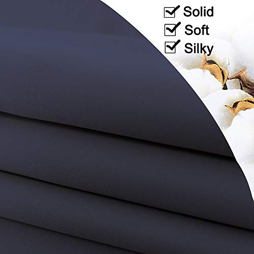 Lifonder Patio Blinds Outdoor Curtains Waterproof - Heavy Grommet Blackout Curtains Outdoor Drapes Front Porch Shade Panel For Canopy / Pergola / Canaba, Navy Blue, W52 By L84 Inch, 1 Pc #TOP4