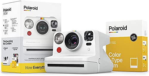 Polaroid Originals Now i-Type Instant Camera (White) and Standard Color Instant Film Bundle (2 Items)