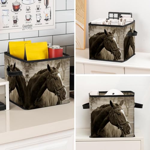 Boîte de rangement cube pour sauver l'espace du dressing - 8